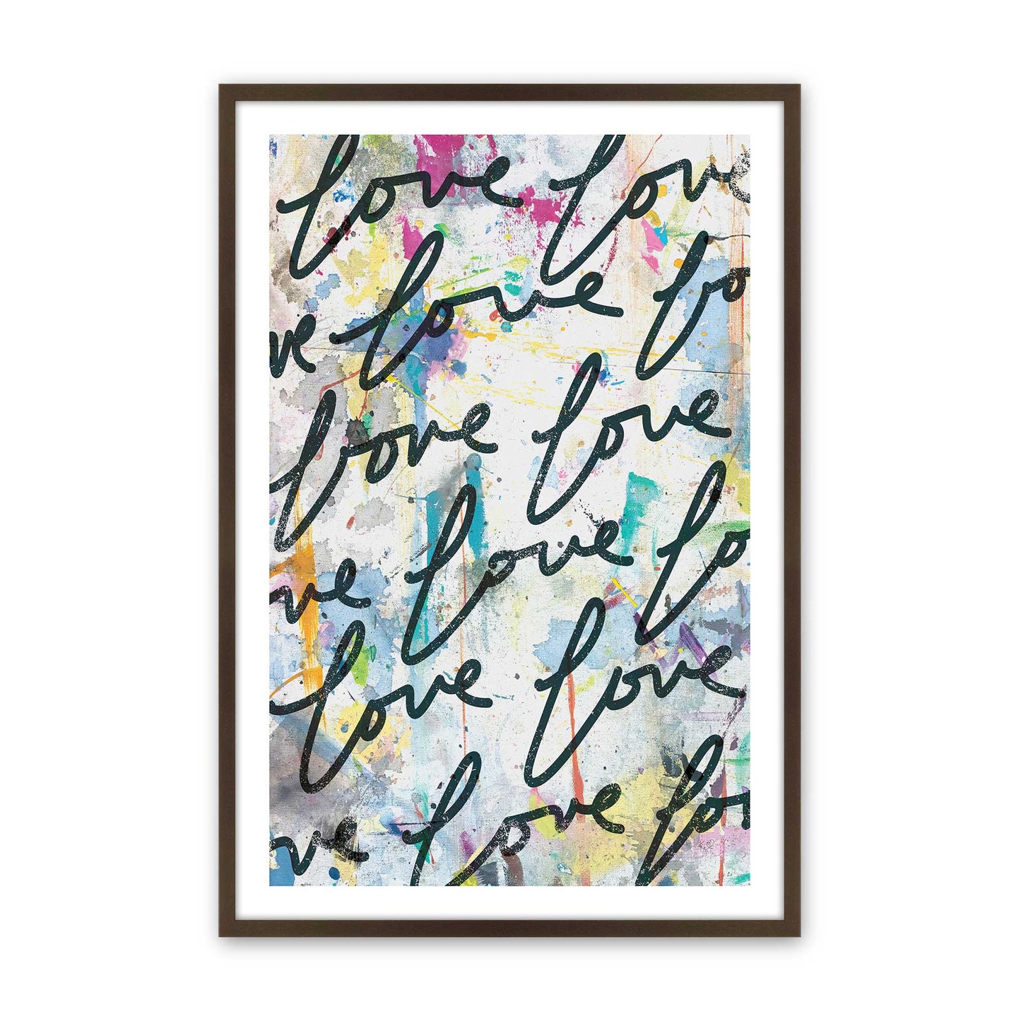[Color:Brown], Picture of art in a Brown frame