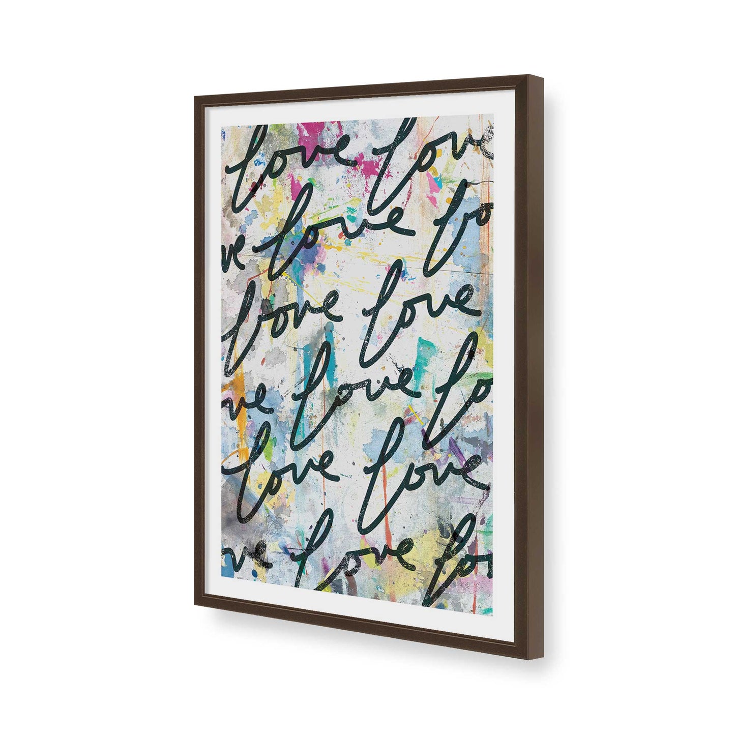 [Color:Belvinder Brown], Picture of art in a Belvinder Brown frame of the corner