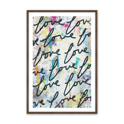 [Color:Walnut], Picture of art in a Walnut frame