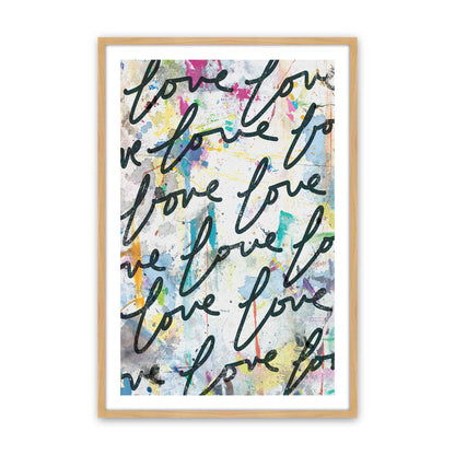 [Color:American Maple], Picture of art in a American Maple frame