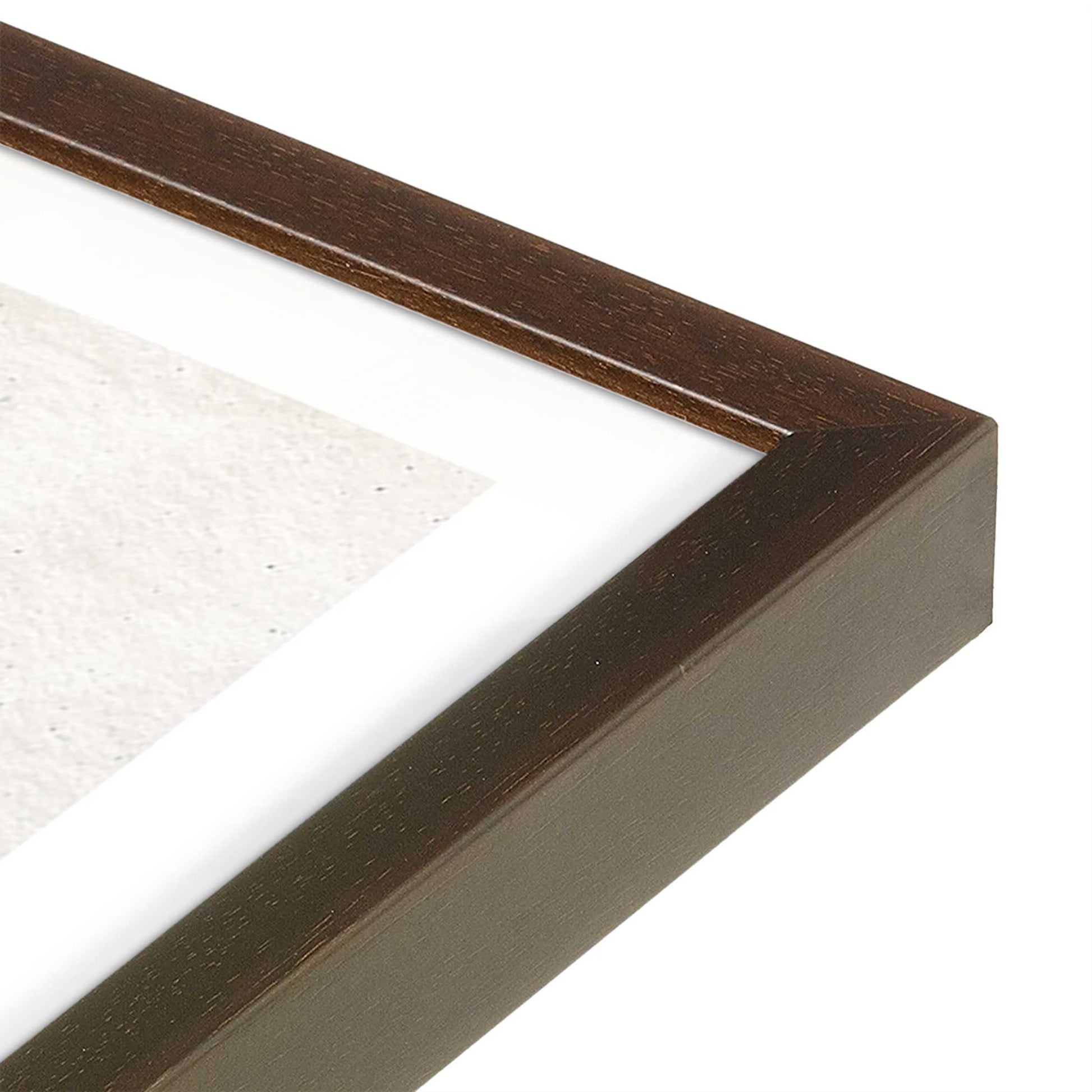 [Color:Belvinder Brown], Picture of art in a Belvinder Brown frame of the corner