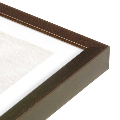 [Color:Belvinder Brown], Picture of art in a Belvinder Brown frame of the corner