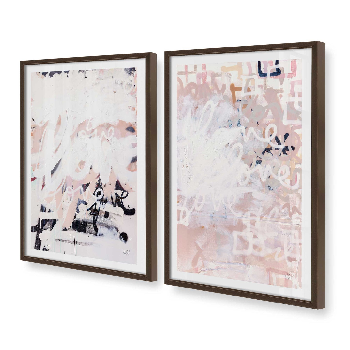 [Color:Belvinder Brown], Picture of art in a Belvinder Brown frame at an angle