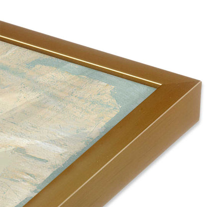 [Color:Polished Gold], Picture of art in a Polished Gold frame of the corner