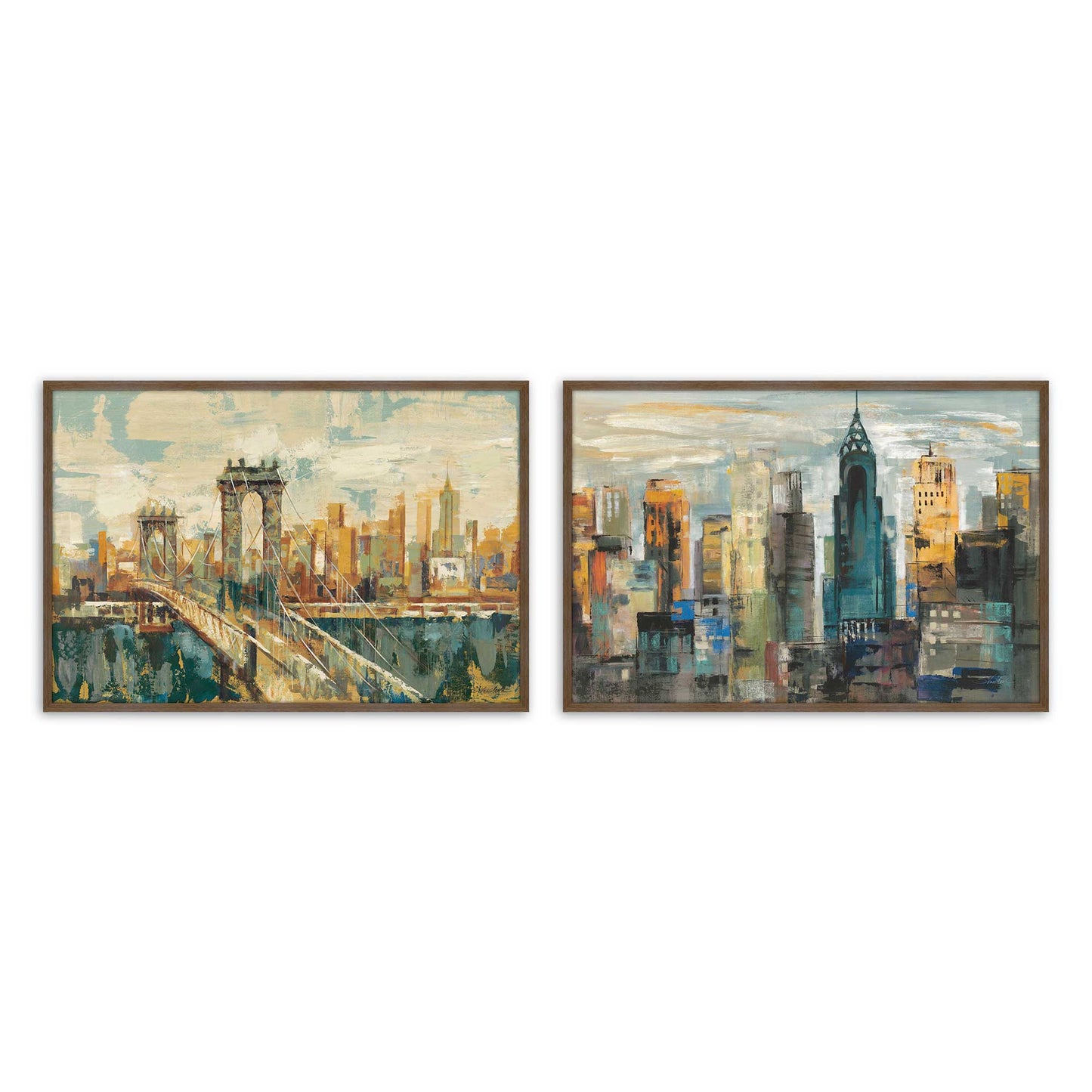 [Color:Walnut], Picture of art in a Walnut frame