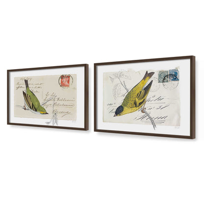 [Color:Belvinder Brown], Picture of art in a Belvinder Brown frame at an angle
