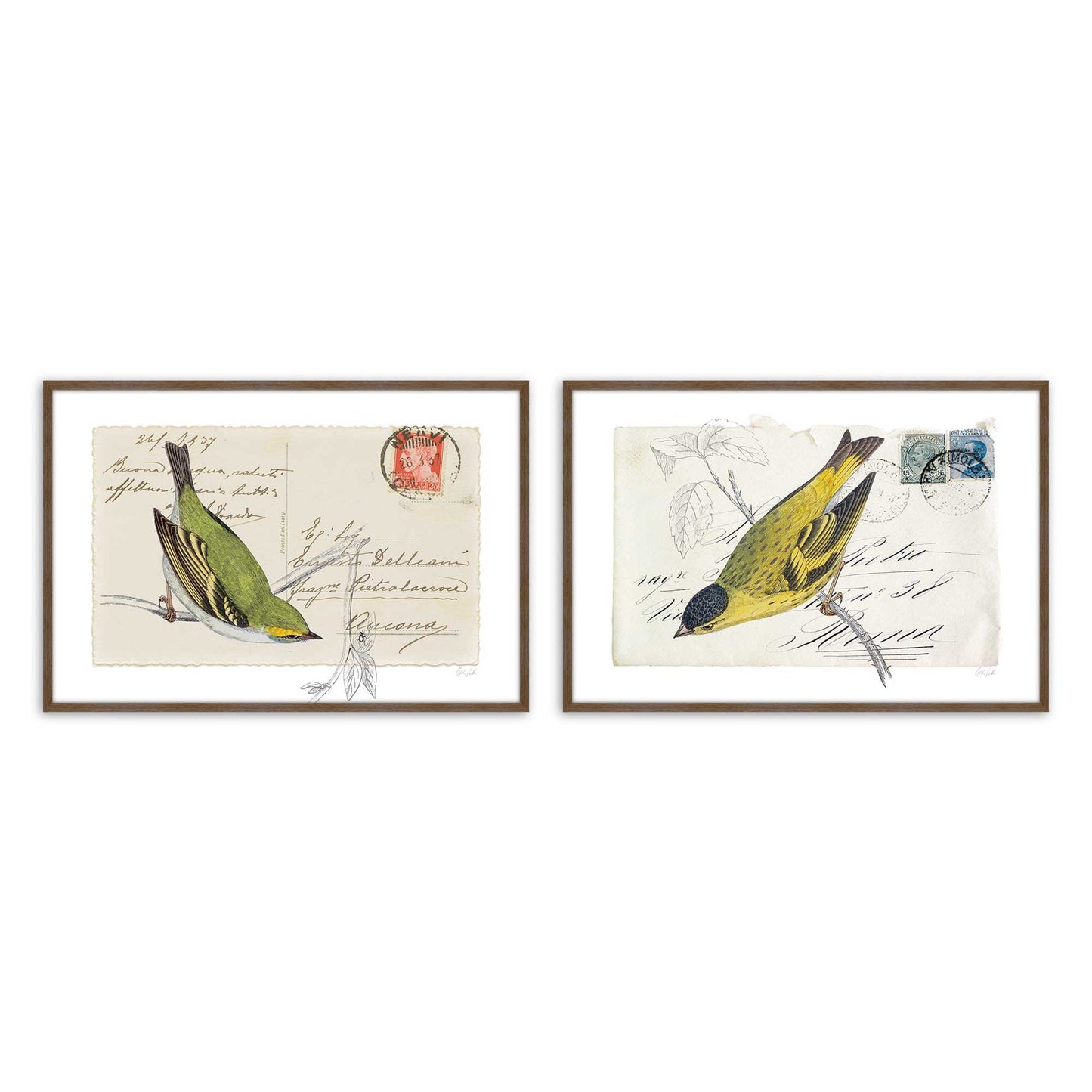 [Color:Walnut], Picture of art in a Walnut frame