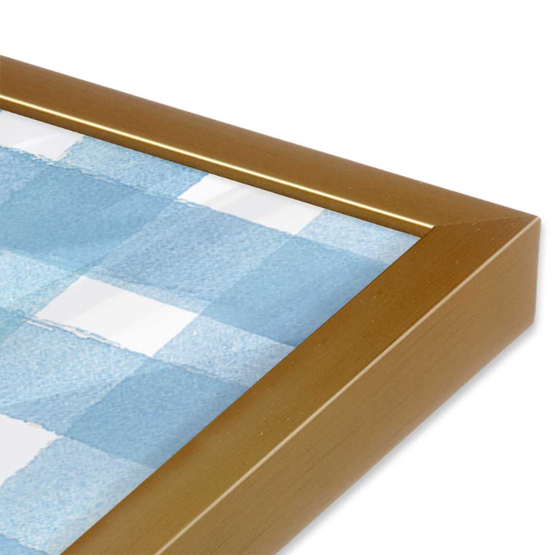 [Color:Polished Gold], Picture of art in a Polished Gold frame of the corner