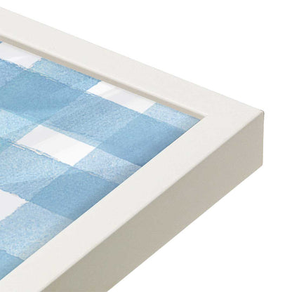 [Color:Opaque White], Picture of art in a Opaque White frame of the corner