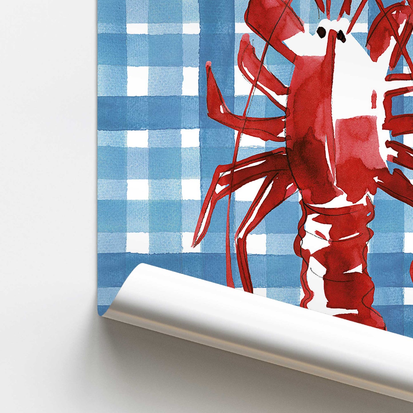 [color:Rolled Print], Picture of close up of art