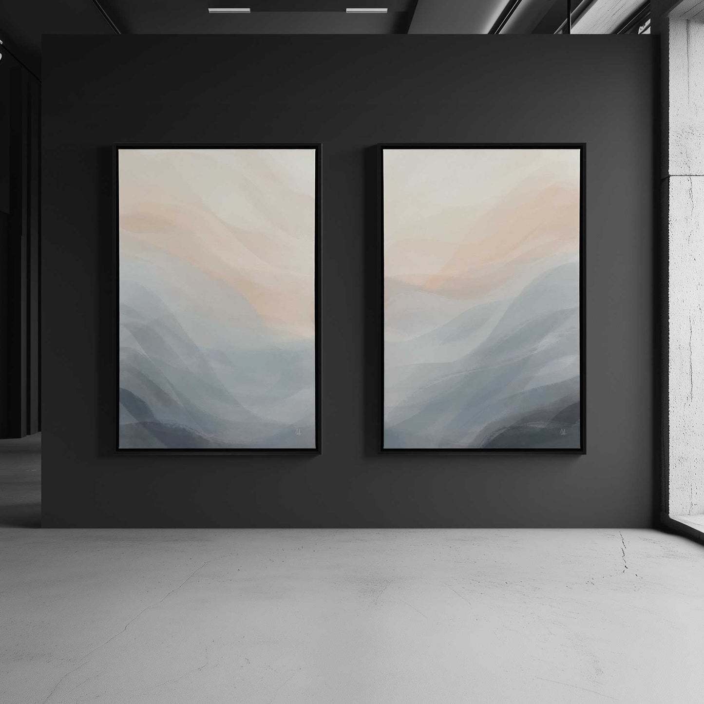 [Color:American Maple], Picture of art in a American Maple frame