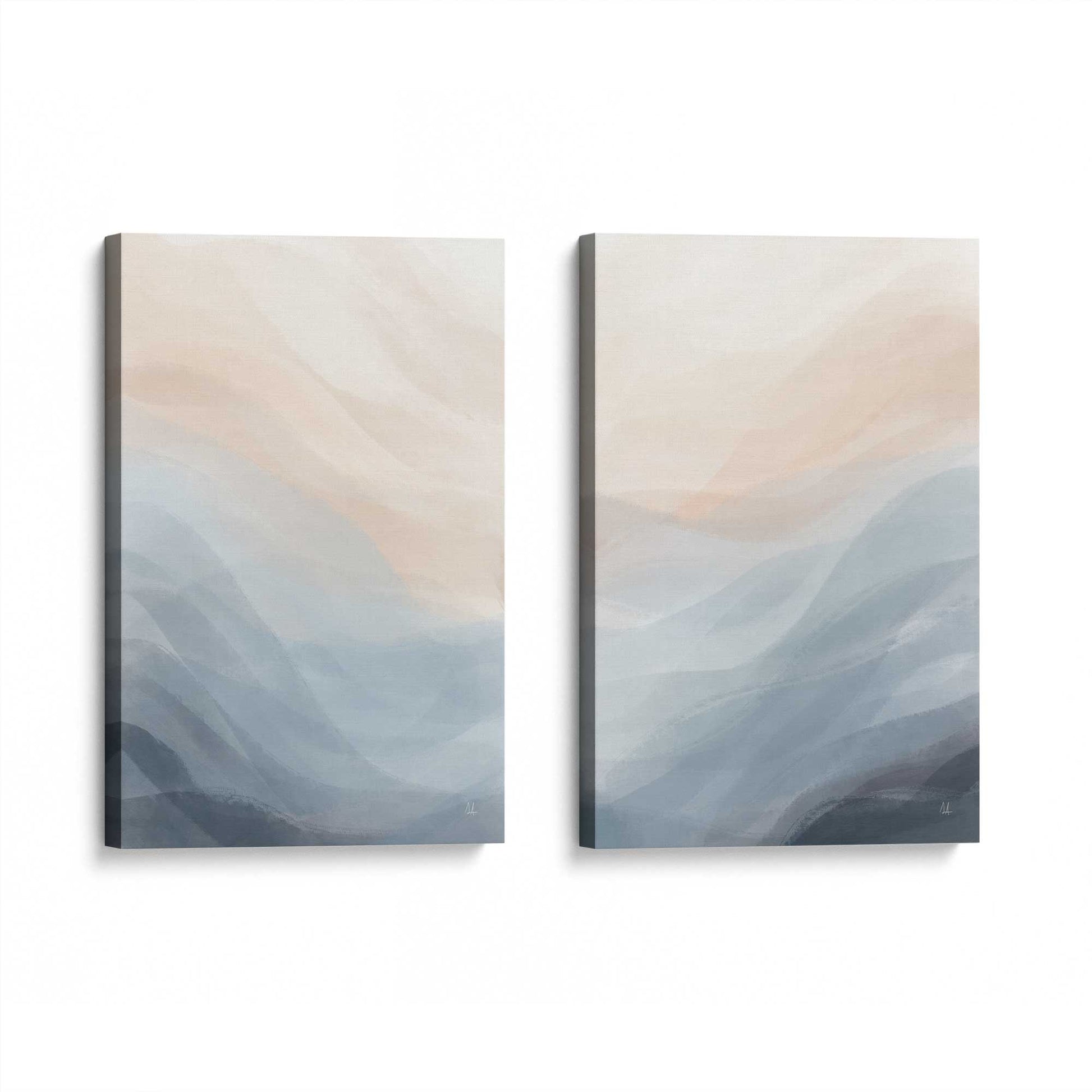[Color:Stretched Canvas], Picture of art at an angle