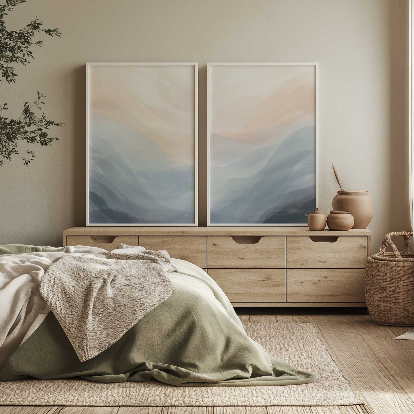 [Color:American Maple], Picture of art in a American Maple frame