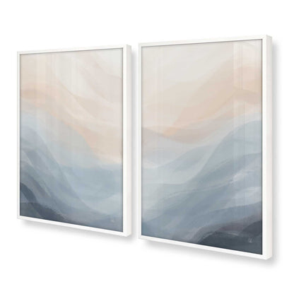 [Color:Opaque White], Picture of art in a Opaque White frame at an angle