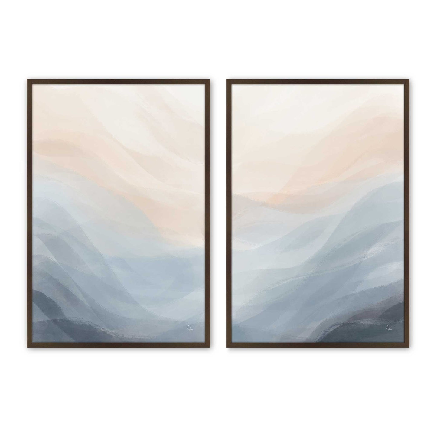 [Color:Belvinder Brown], Picture of art in a Belvinder Brown frame