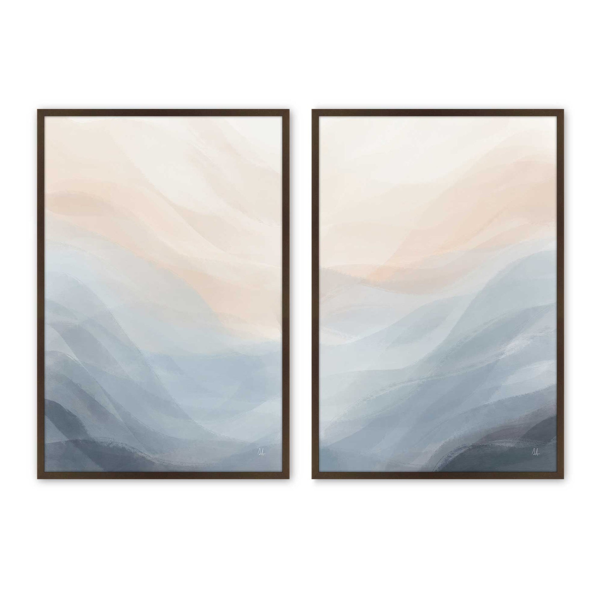 [Color:Belvinder Brown], Picture of art in a Belvinder Brown frame