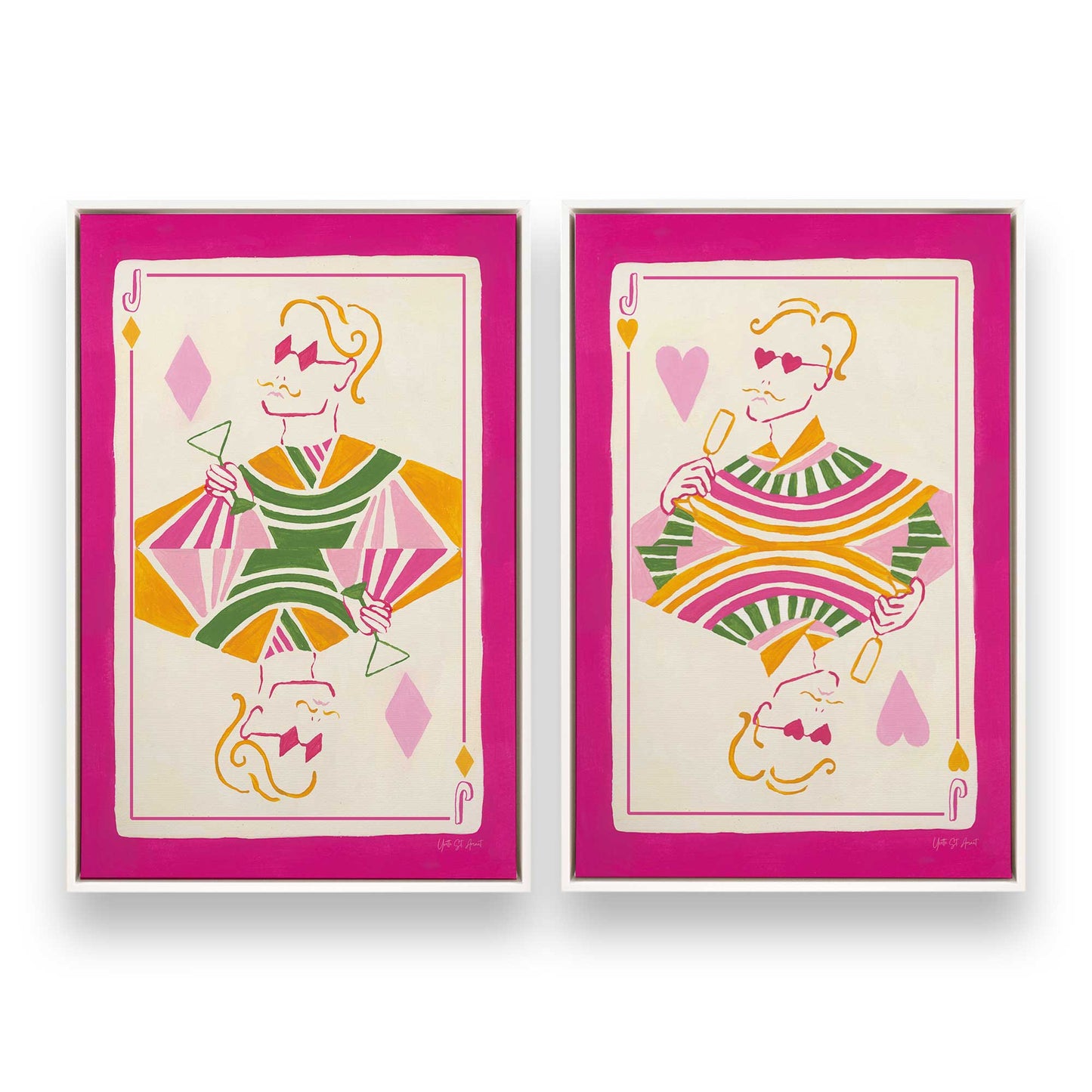 [Color:Opaque White], Picture of art in a White frame