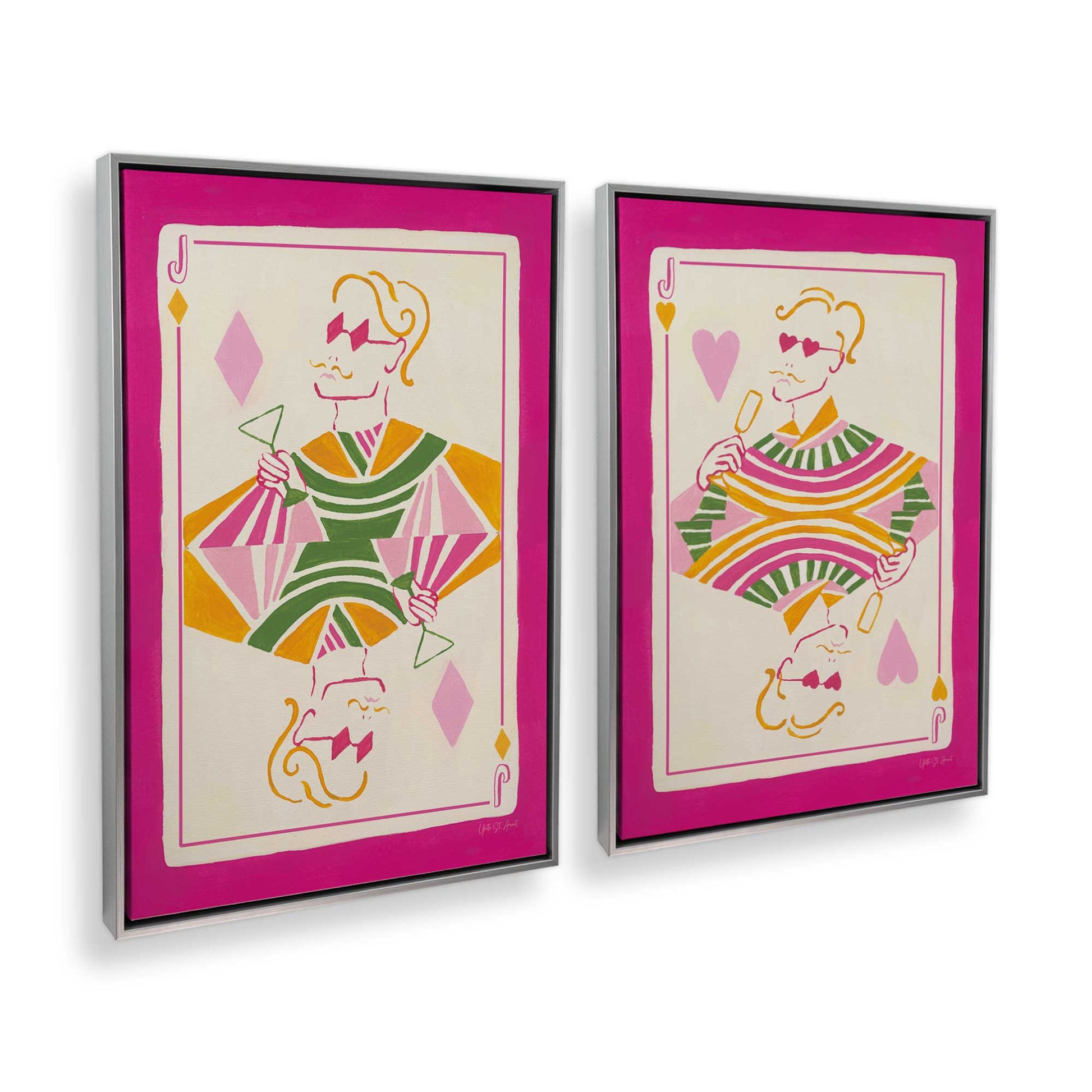 [Color:Polished Chrome], Picture of art in a Polished Chrome frame at an angle