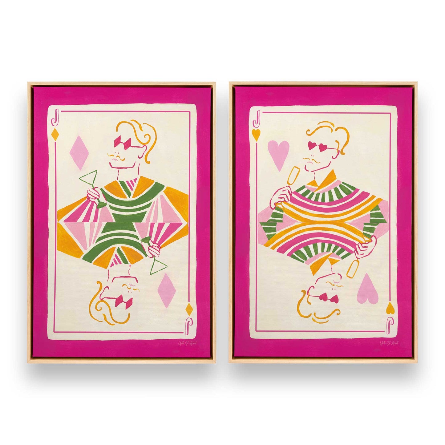 [Color:American Maple], Picture of art in a American Maple frame