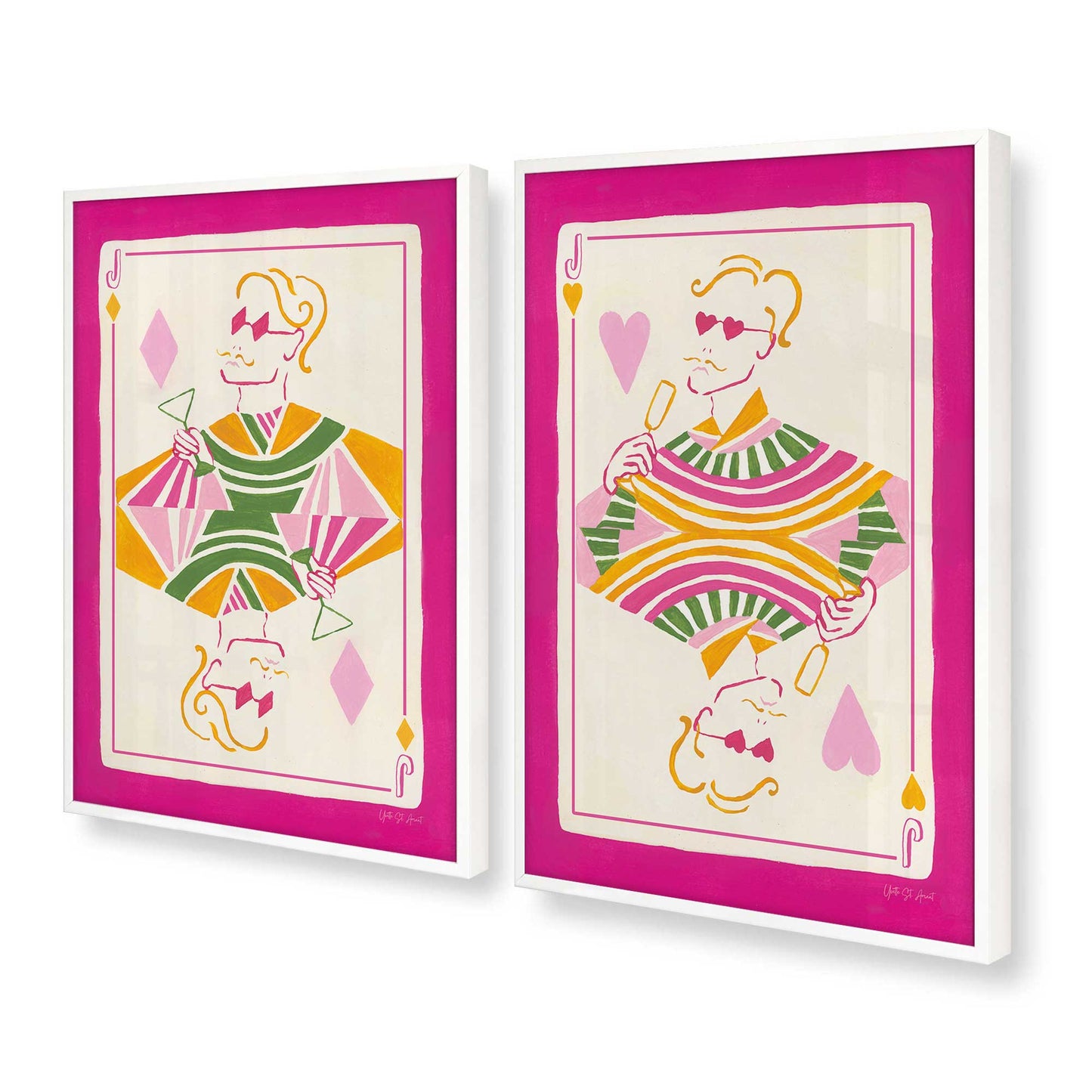 [Color:Opaque White], Picture of art in a Opaque White frame at an angle