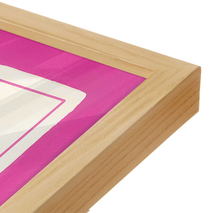 [Color:American Maple], Picture of art in a American Maple frame of the corner