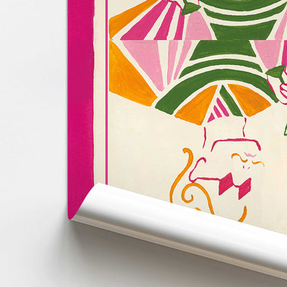 [color:Rolled Print], Picture of close up of art