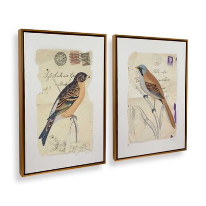 [Color:Polished Gold], Picture of art in a Polished Gold frame at an angle