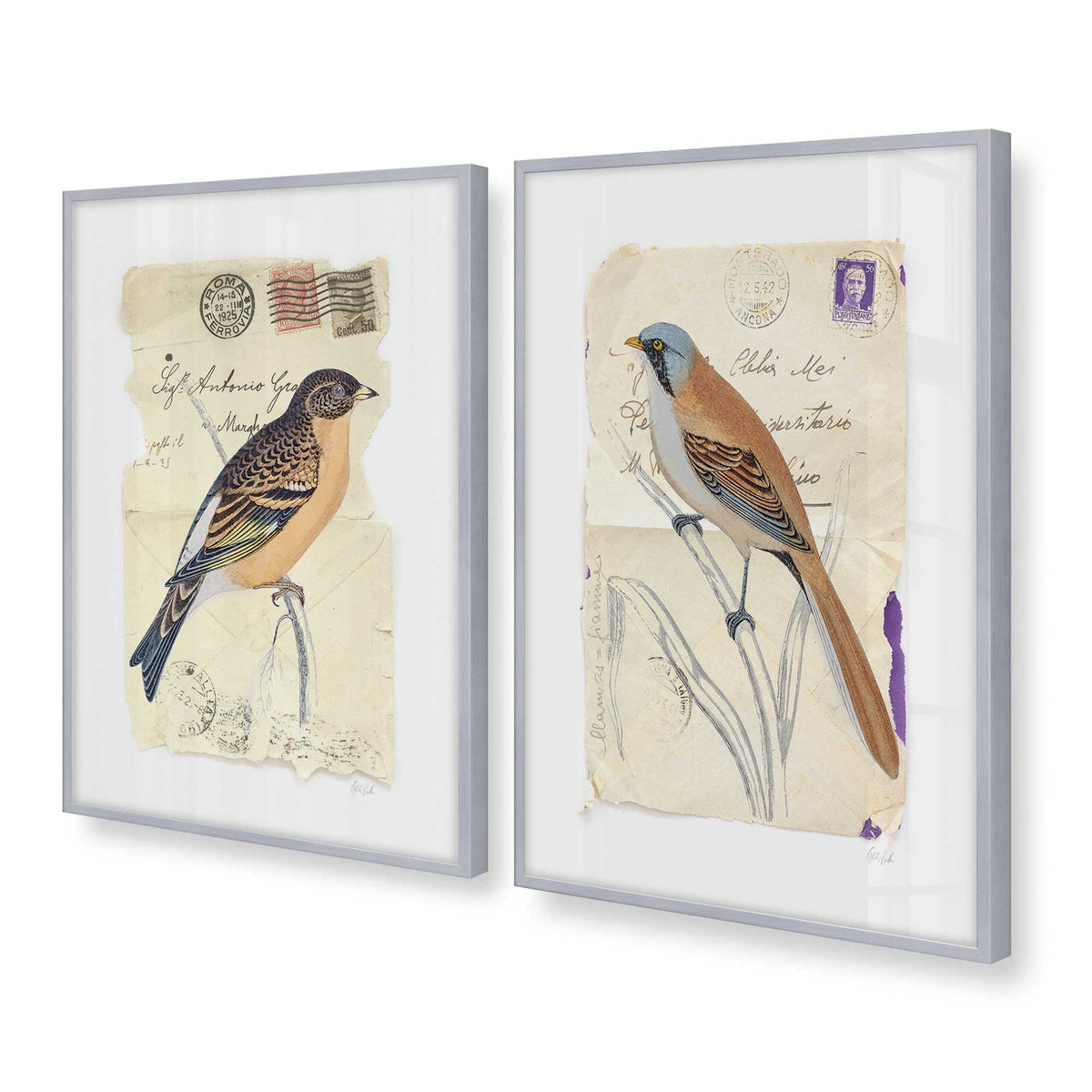 [Color:Polished Chrome], Picture of art in a Polished Chrome frame at an angle