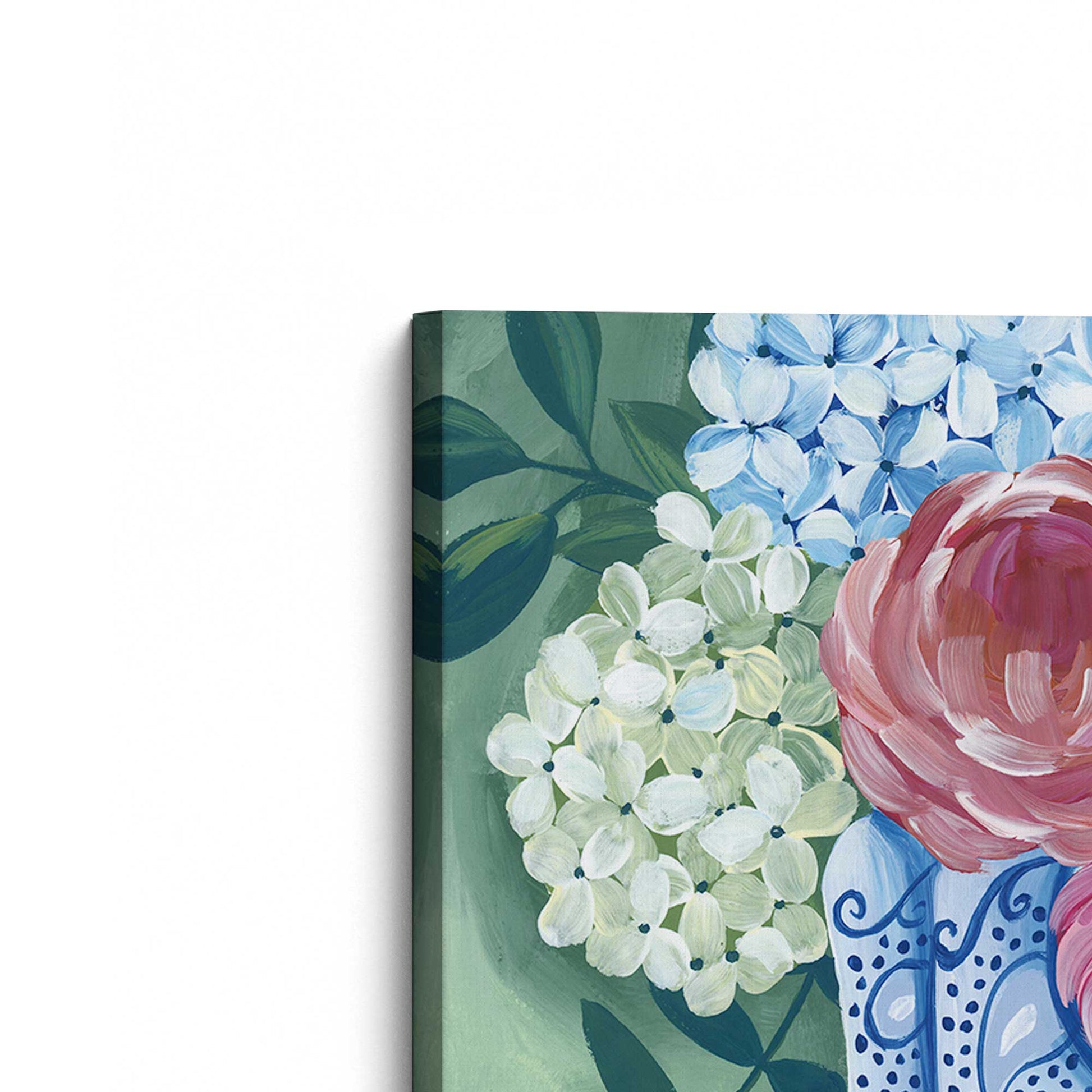 [Color:Stretched Canvas], Picture of the corner of the art