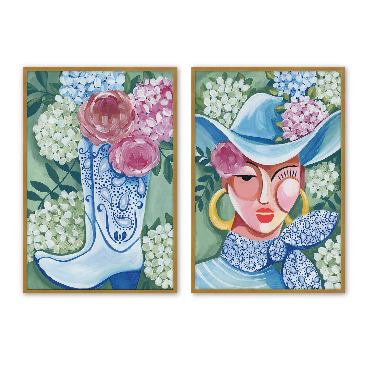 [Color:Polished Gold], Picture of art in a Polished Gold frame
