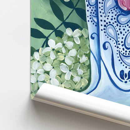 [color:Rolled Print], Picture of close up of art