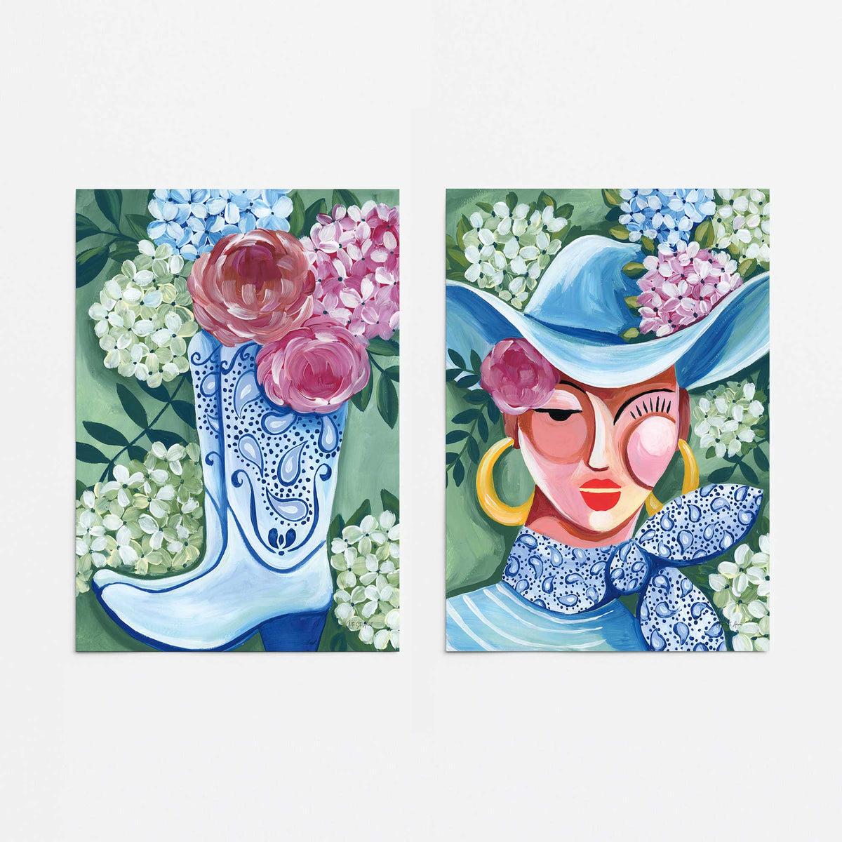 [color:Rolled Print], Picture of close up of art