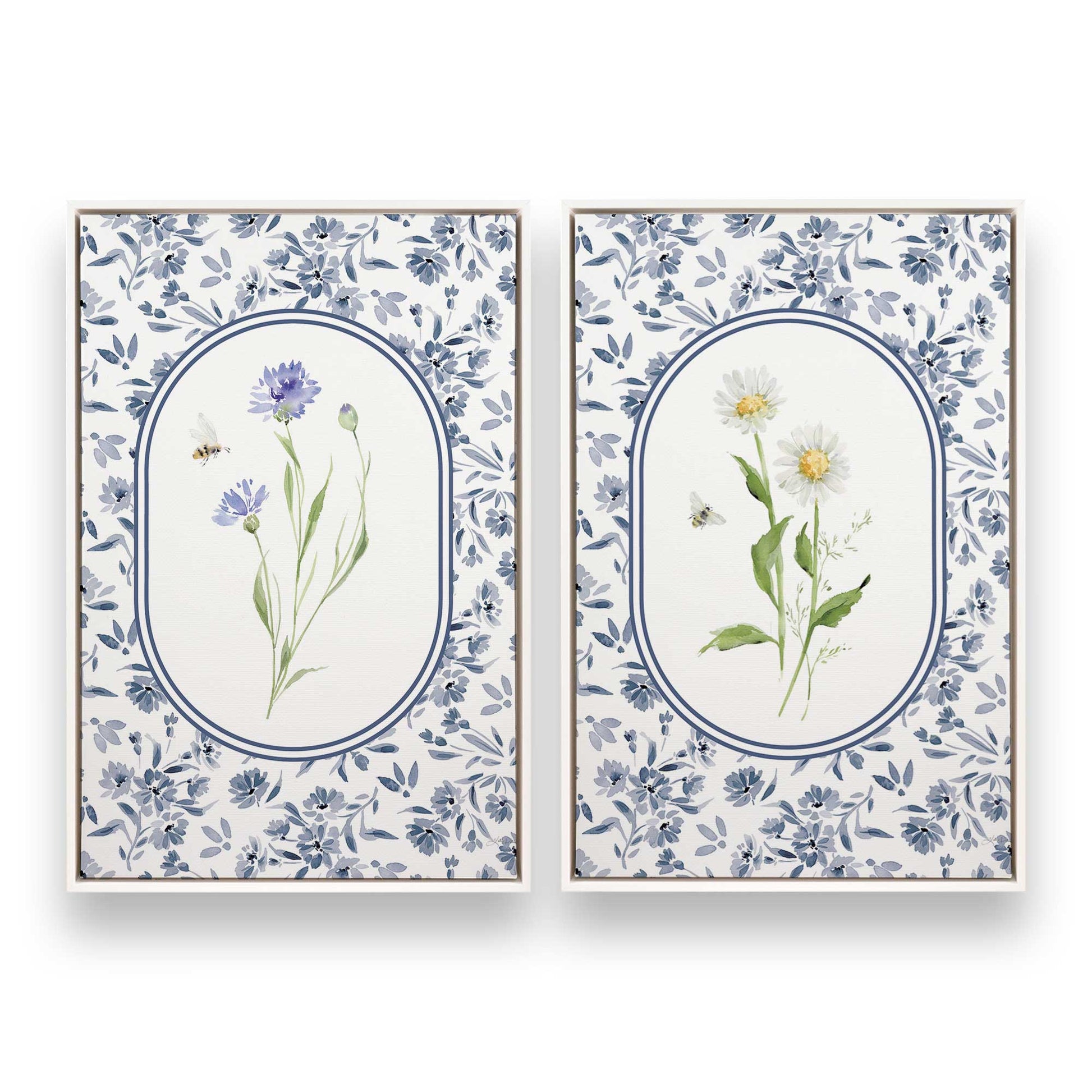 [Color:Opaque White], Picture of art in a White frame