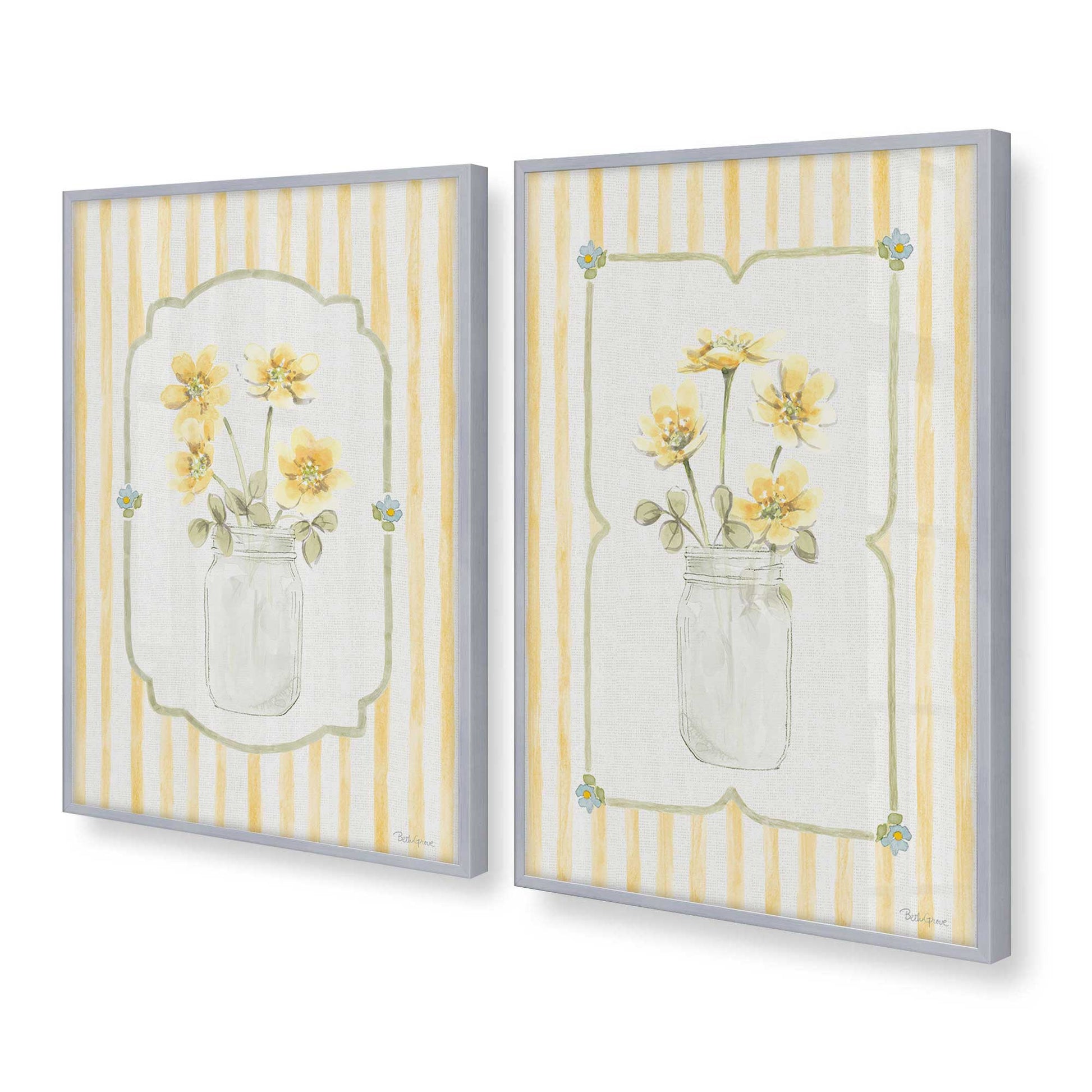 [Color:Polished Chrome], Picture of art in a Polished Chrome frame at an angle