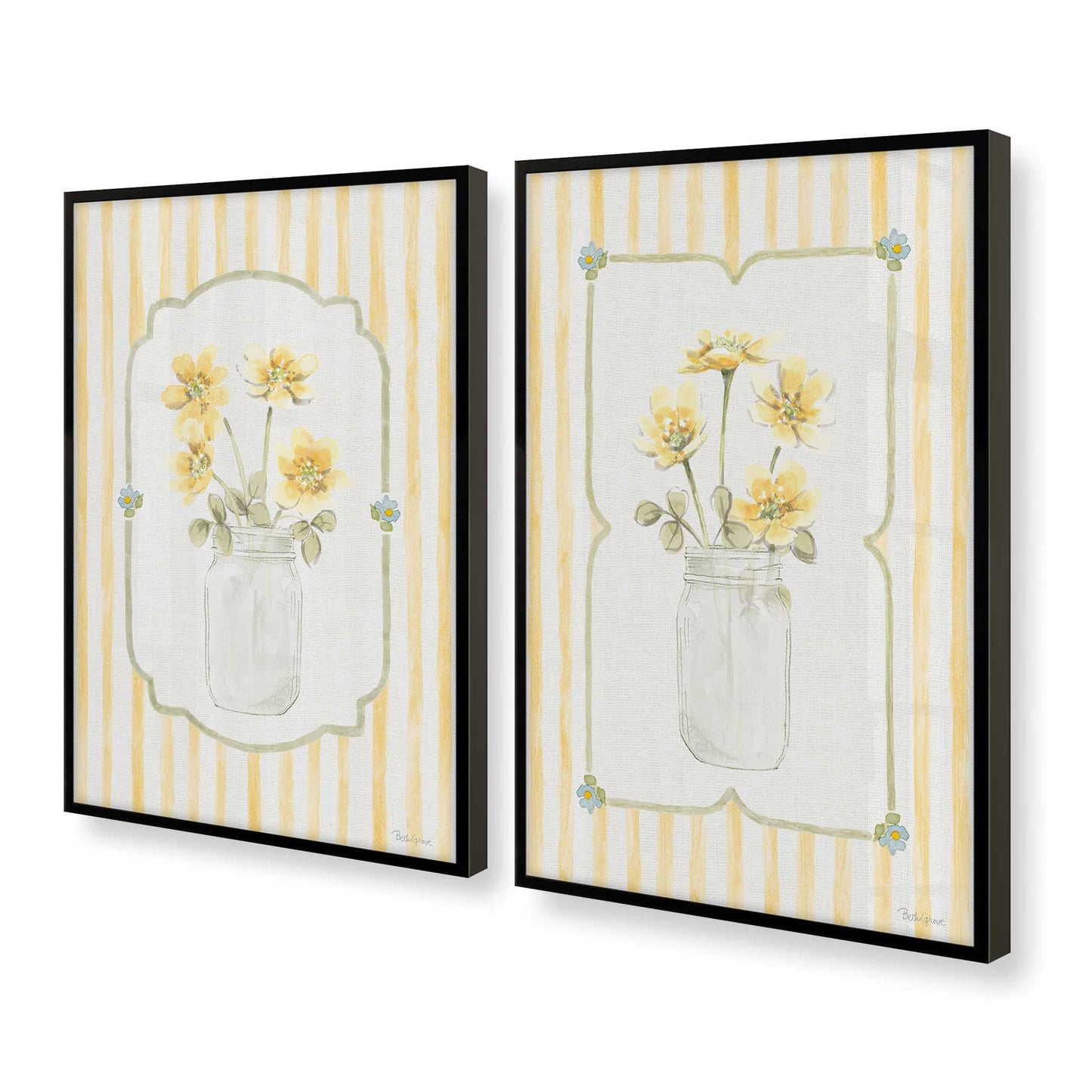 [Color:Satin Black], Picture of art in a Satin Black frame at an angle