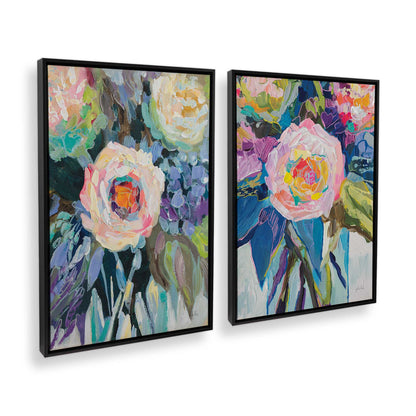 [Color:Satin Black], Picture of art in a Satin Black frame at an angle