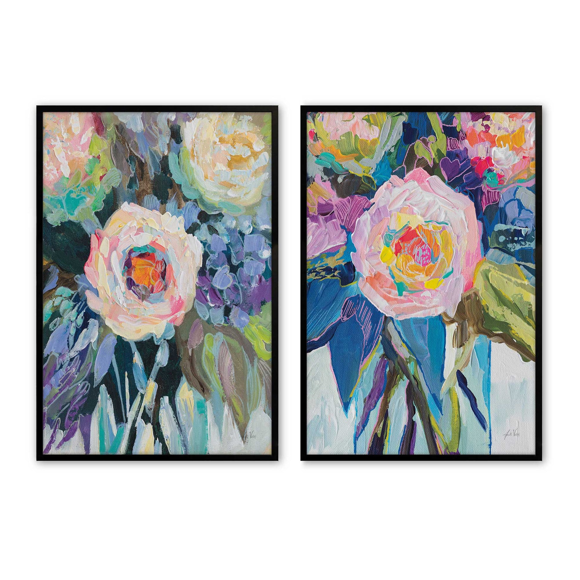 [Color:Satin Black], Picture of art in a Satin Black frame