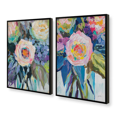 [Color:Satin Black], Picture of art in a Satin Black frame at an angle