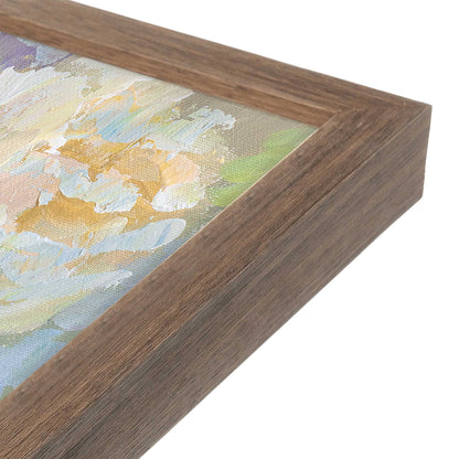 [Color:Walnut], Picture of art in a Walnut frame of the corner