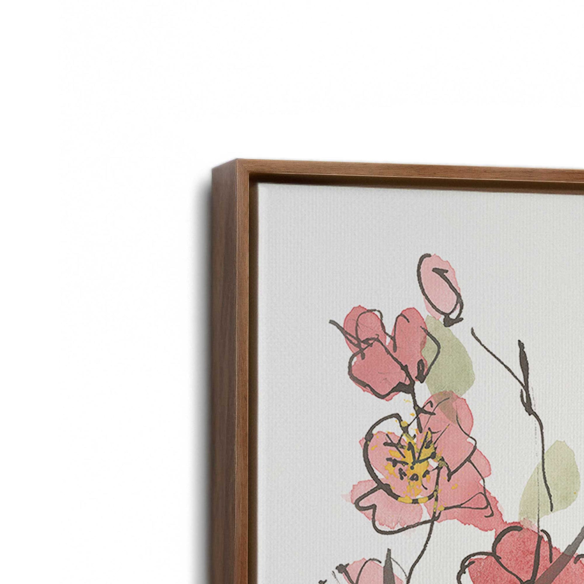 [Color:Walnut], Picture of the corner of the art