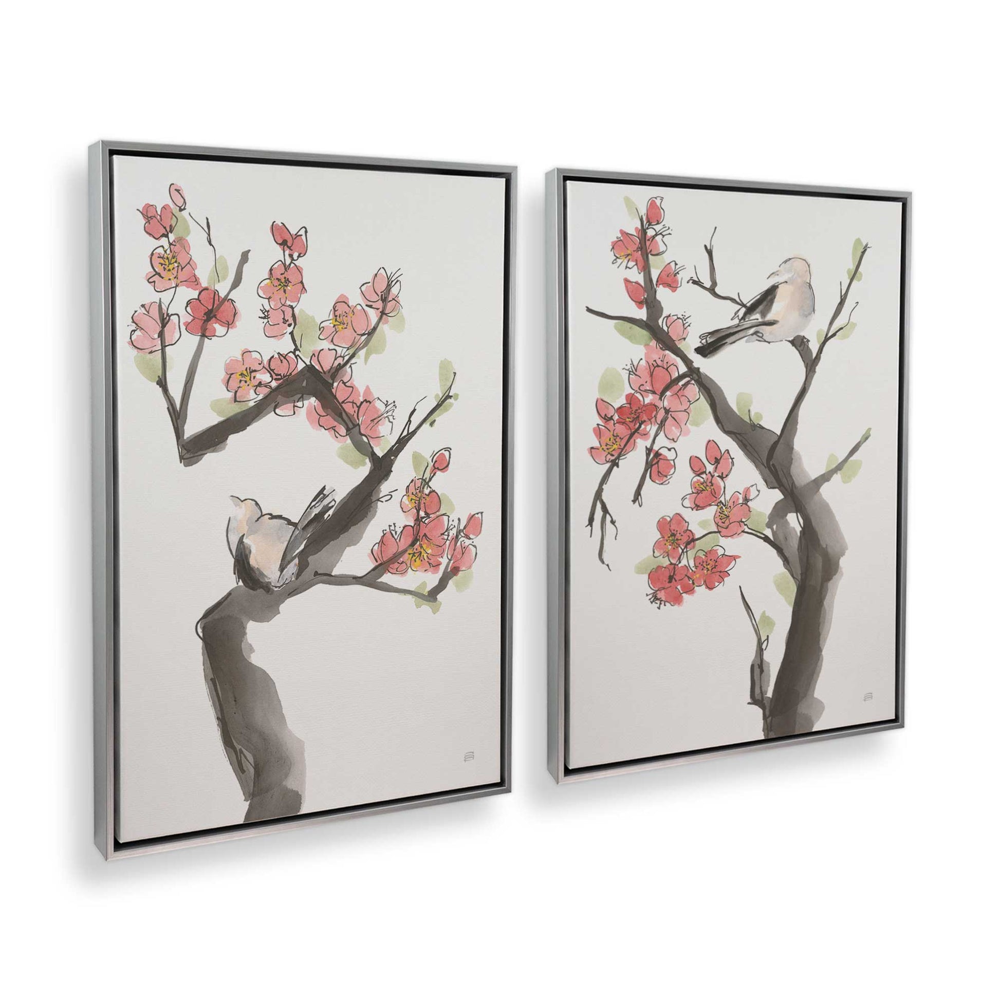 [Color:Polished Chrome], Picture of art in a Polished Chrome frame at an angle