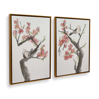 [Color:Polished Gold], Picture of art in a Polished Gold frame at an angle