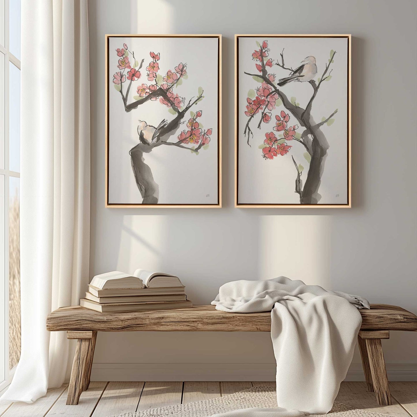 [Color:Opaque White], Picture of art in a White frame