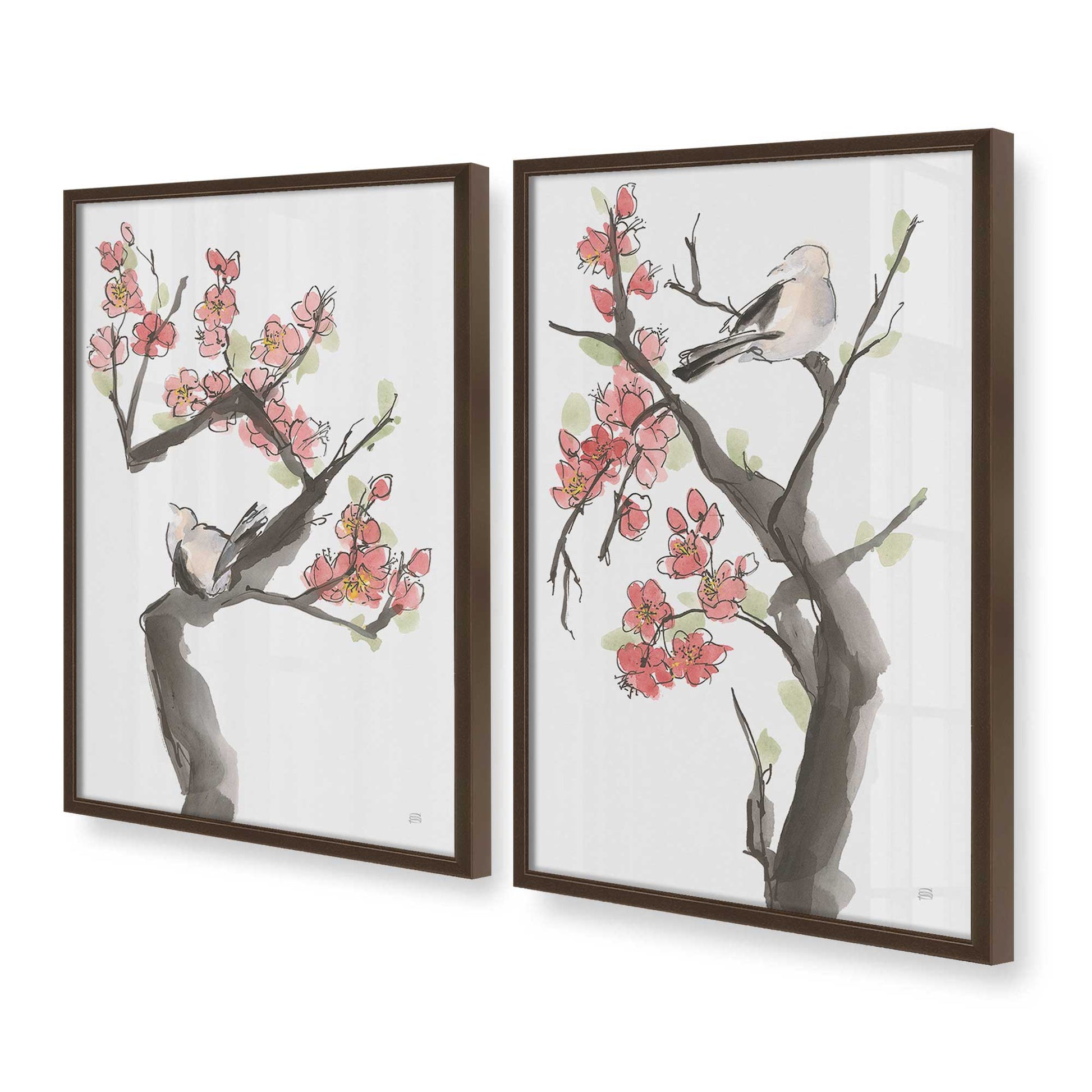 [Color:Belvinder Brown], Picture of art in a Belvinder Brown frame at an angle