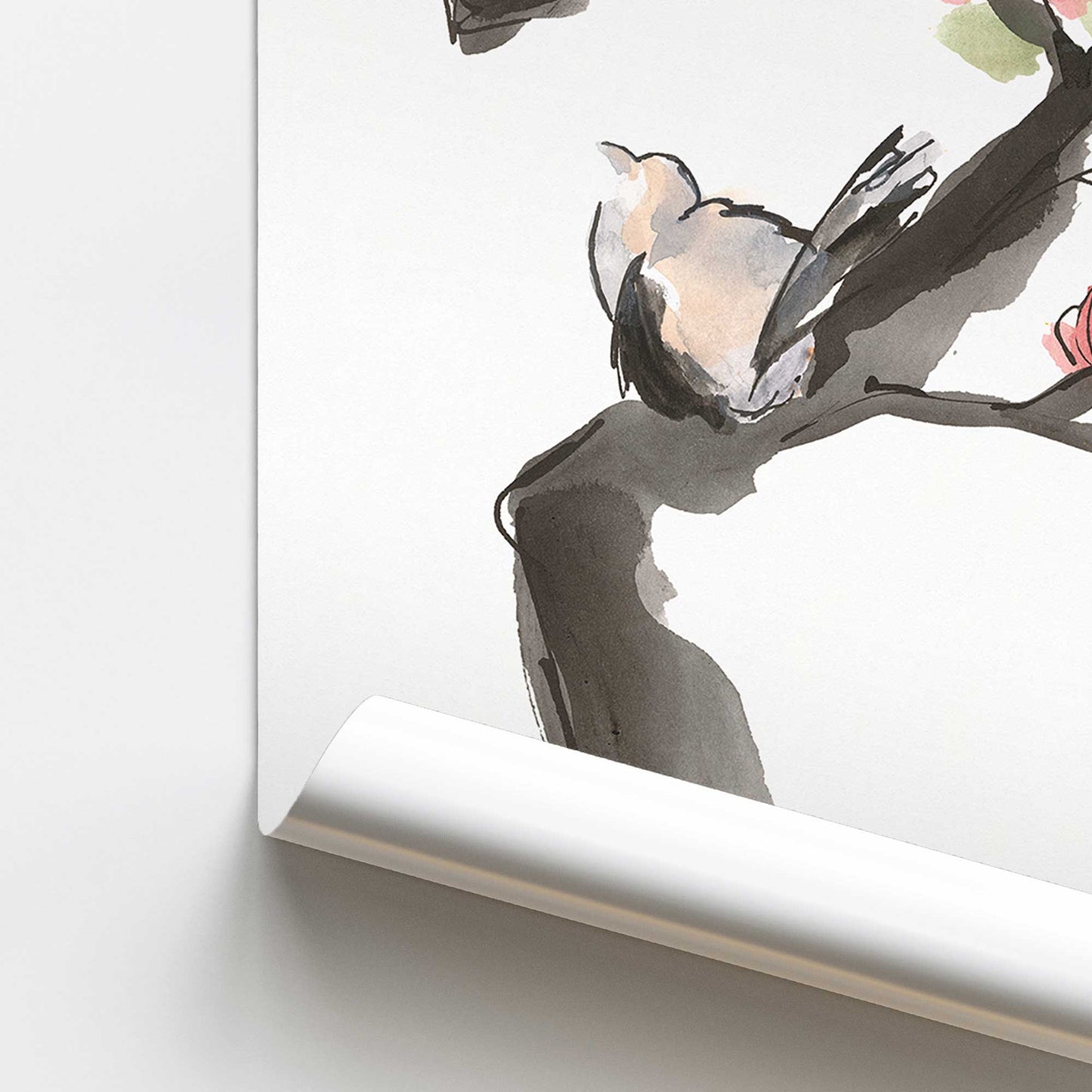 [color:Rolled Print], Picture of close up of art