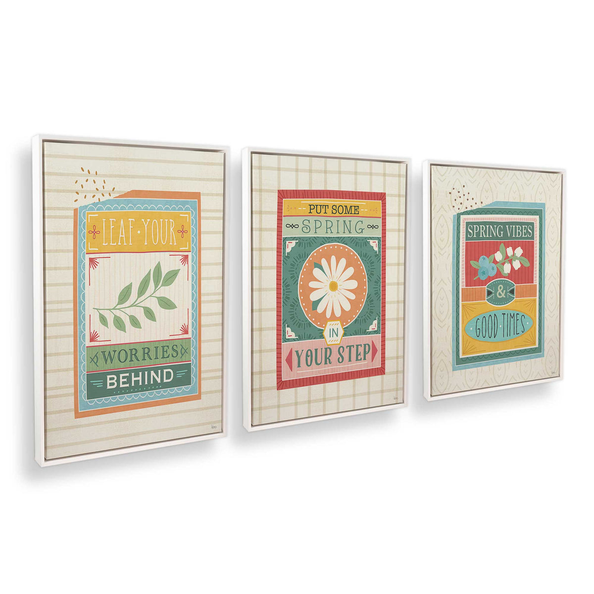 [Color:Opaque White], Picture of art in a White frame at an angle