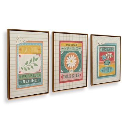 [Color:Polished Gold], Picture of art in a Polished Gold frame at an angle