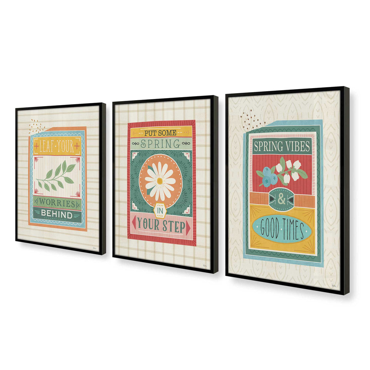[Color:Satin Black], Picture of art in a Satin Black frame at an angle