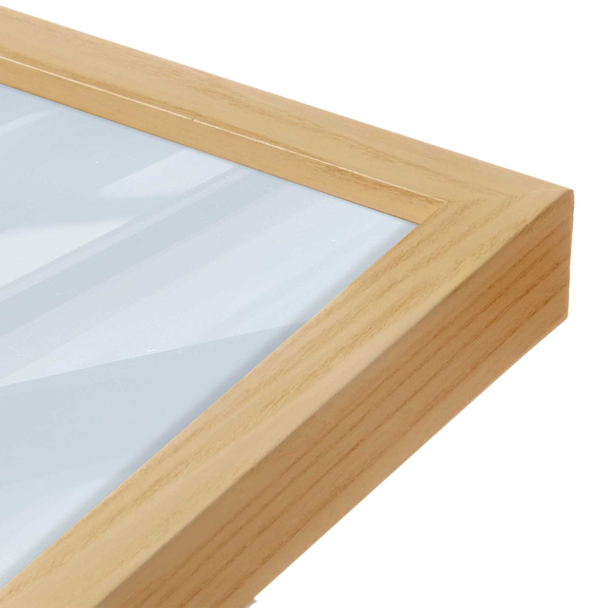 [Color:American Maple], Picture of art in an American Maple frame of the corner