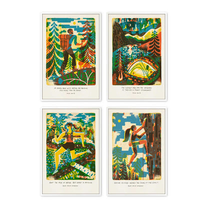 [Color:Opaque White], Picture of art in an Opaque White frame